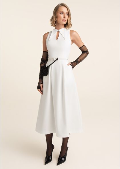 Vestido-Midi-em-Sarja-Estruturada-com-Gola-e-Cinto-Manu-OFF-WHITE-008-05544-PP