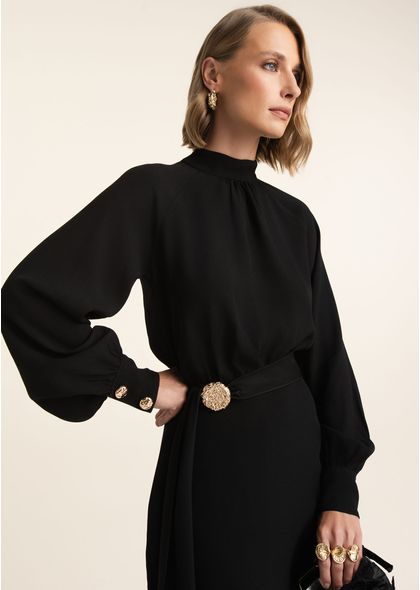 Vestido-Midi-em-Alfaiataria-com-Saia-Justa-Clarisse-PRETO-002-05547-PP