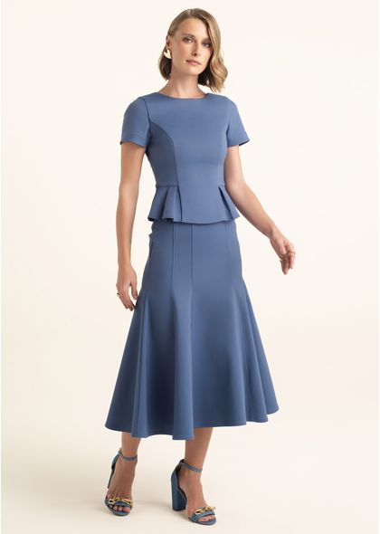 Saia-Midi-em-Sarja-Estruturada-Semi-Sereia-Erminia-AZUL-009-05251-PP
