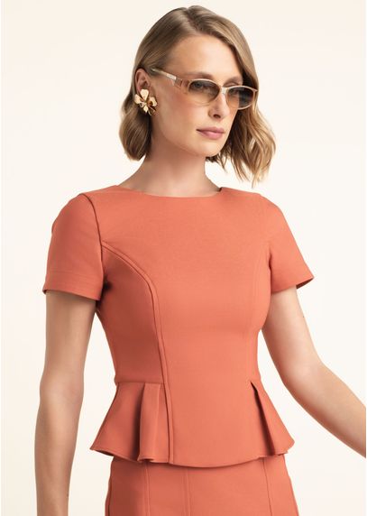 Blusa-Peplum-em-Sarja-Estruturada-com-Mangas-Erminia-LARANJA-011-05542-PP