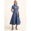Vestido-Midi-em-Sarja-Estruturada-Evase-com-Capa-Erminia-AZUL-009-05545-PP