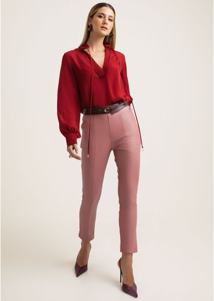 Blusa-em-Crepe-de-Viscose-com-Mangas-Bufantes-Giovana-VINHO-042-05534-PP