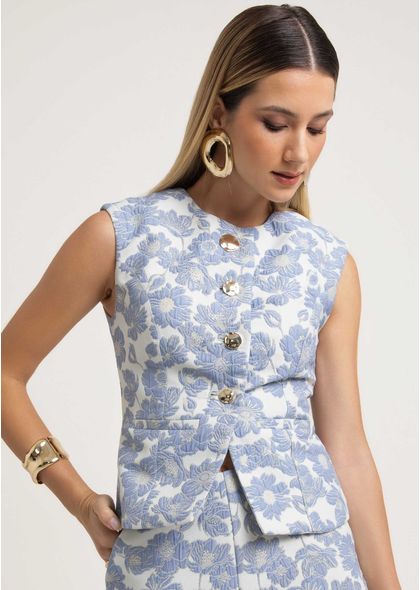 Colete-em-Jacquard-Estruturado-com-Botoes-Dourados-Kimmy-AZUL-009-05479-GG