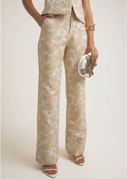 Calca-Reta-em-Jacquard-com-Barra-Larga-Kimmy-DOURADO-029-05478-PP