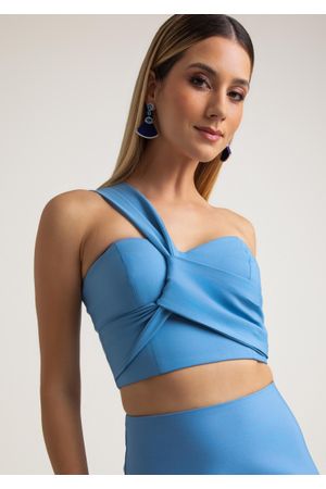 Cropped-em-Sarja-Estruturada-com-Ombro-Unico-e-No-Kyoto-AZUL-009-05469-PP