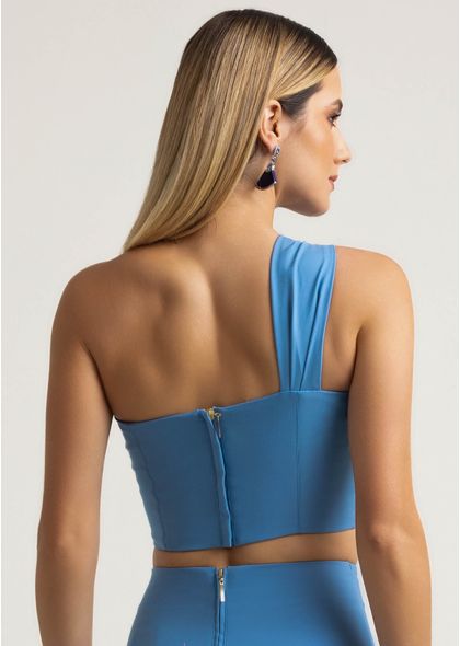 Cropped-em-Sarja-Estruturada-com-Ombro-Unico-e-No-Kyoto-AZUL-009-05469-PP