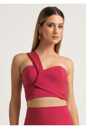 Cropped-em-Sarja-Estruturada-com-Ombro-Unico-e-No-Kyoto-VERMELHO-013-05469-PP