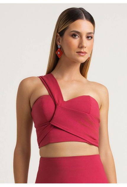 Cropped-em-Sarja-Estruturada-com-Ombro-Unico-e-No-Kyoto-VERMELHO-013-05469-PP