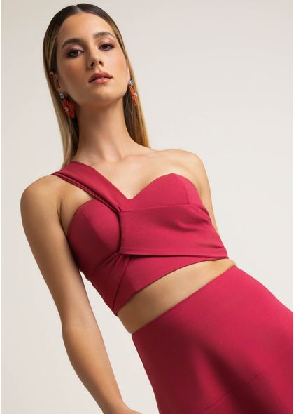 Cropped-em-Sarja-Estruturada-com-Ombro-Unico-e-No-Kyoto-VERMELHO-013-05469-PP