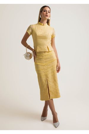 Saia-Midi-em-Organza-Bordada-com-Fenda-Luana-AMARELO-014-05548-PP