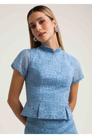 Blusa-Peplum-em-Organza-Bordada-com-Gola-Padre-Luana-AZUL-009-05557-PP