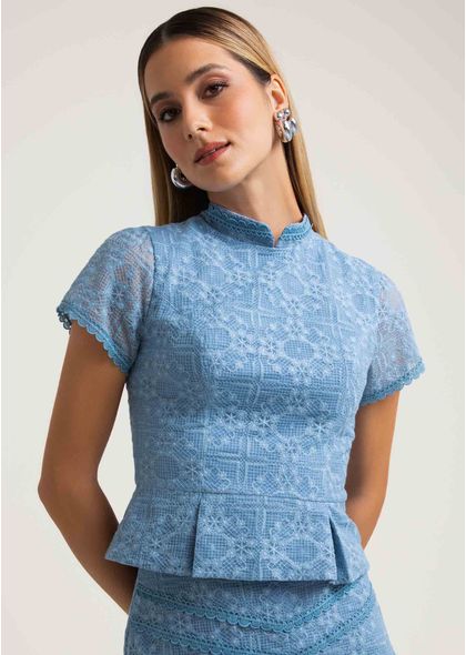 Blusa-Peplum-em-Organza-Bordada-com-Gola-Padre-Luana-AZUL-009-05557-PP