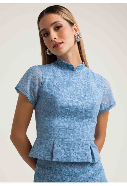 Blusa-Peplum-em-Organza-Bordada-com-Gola-Padre-Luana-AZUL-009-05557-PP