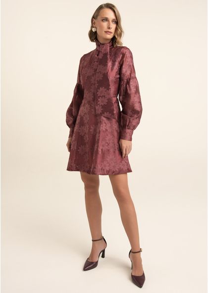 Vestido-Curto-em-Organza-Bordada-com-Mangas-Bufante-Lorena-VINHO-042-05562-PP