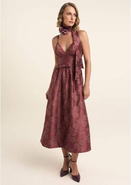 Vestido-Midi-em-Organza-Bordada-com-Cinto-Lorena-VINHO-042-05556-PP