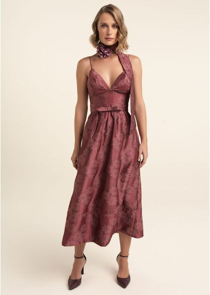 Vestido-Midi-em-Organza-Bordada-com-Cinto-Lorena-VINHO-042-05556-PP