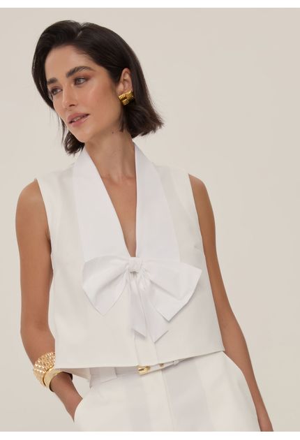 Blusa-Cropped-em-Sarja-Acetinada-com-Gola-Dupla-Selene-OFF-WHITE-008-05585-PP