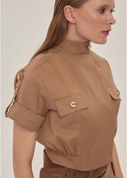 Blusa-Cropped-em-Sarja-com-Top-Interno-Vidothy-MARROM-015-05583-PP