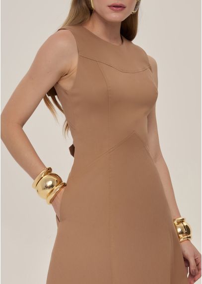 Vestido-Midi-em-Sarja-com-Recortes-Vidothy-MARROM-015-05582-PP