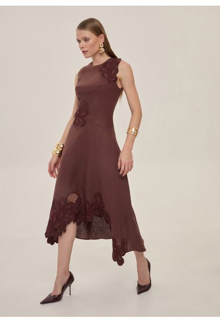Vestido-Midi-em-Linho-com-Bordado-Marjorie-MARROM-015-05566-PP