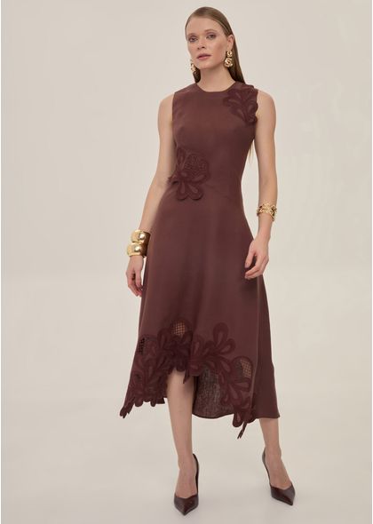 Vestido-Midi-em-Linho-com-Bordado-Marjorie-MARROM-015-05566-PP