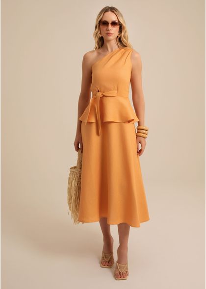 Vestido-Midi-Ombro-So-em-Linho-com-Faixa-Clementina-LARANJA-011-05456-PP
