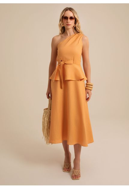 Vestido-Midi-Ombro-So-em-Linho-com-Faixa-Clementina-LARANJA-011-05456-PP