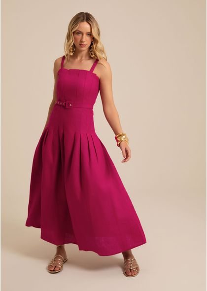 Vestido-Midi-Evase-em-Linho-com-Pregas-Clementina-PINK-005-05453-PP