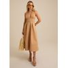 Vestido-Midi-em-Sarja-Estruturada-Frente-Unica-Cosmos-BEGE-003-05601-PP