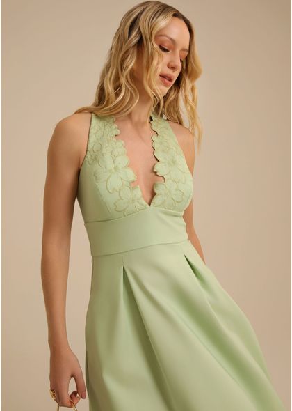 Vestido-Midi-em-Sarja-Estruturada-Frente-Unica-Cosmos-VERDE-004-05601-P