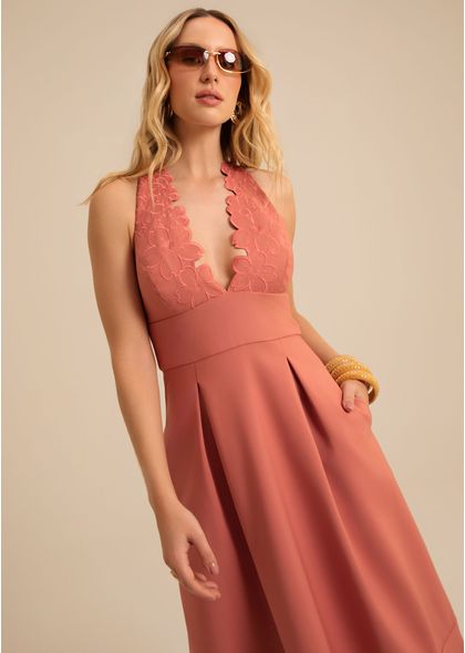 Vestido-Midi-em-Sarja-Estruturada-Frente-Unica-Cosmos-ROSA-010-05601-PP